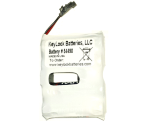 Saflok® Style B 54490 Alkaline Hotel KeyLock Battery Pack - LOT OF 32
