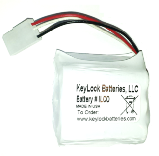 Ilco® Unican Style Lock Alkaline Hotel KeyLock Battery Pack - LOT OF 55