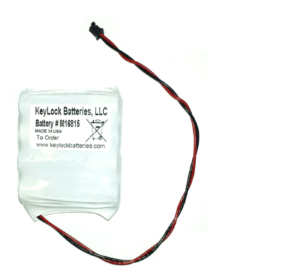 Saflok® Style MT - M16815 Alkaline Hotel KeyLock Battery Pack - 8 INCH LEAD - LOT OF 32
