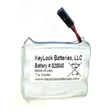 Saflok® Style C S20040 Alkaline Hotel KeyLock Battery Pack - LOT OF 24